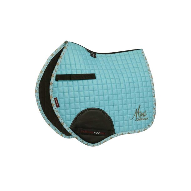 LeMieux Mini Jump Suede underlag, Azure