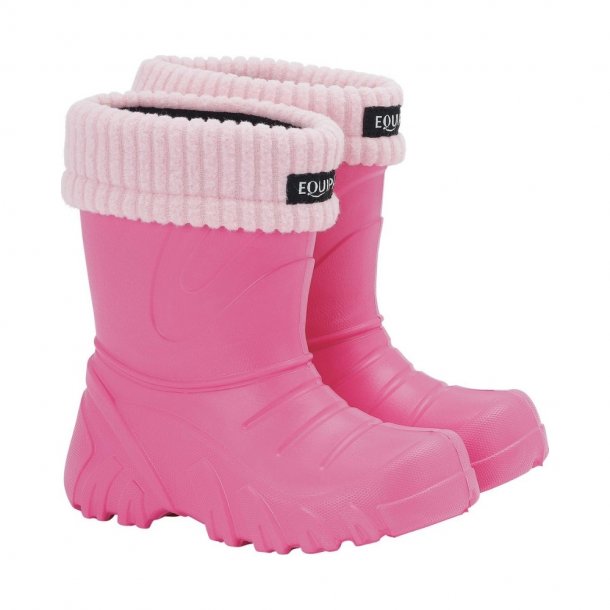 Equipage New Panda brne vinterstvler, pink