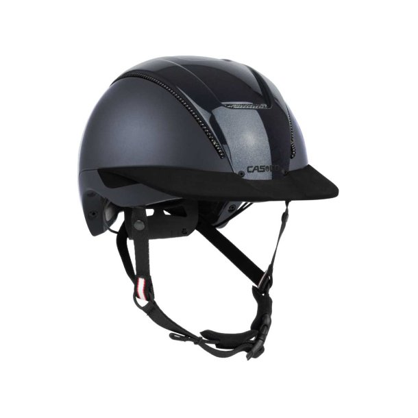 Casco Duell ridehjelm, mrk gr